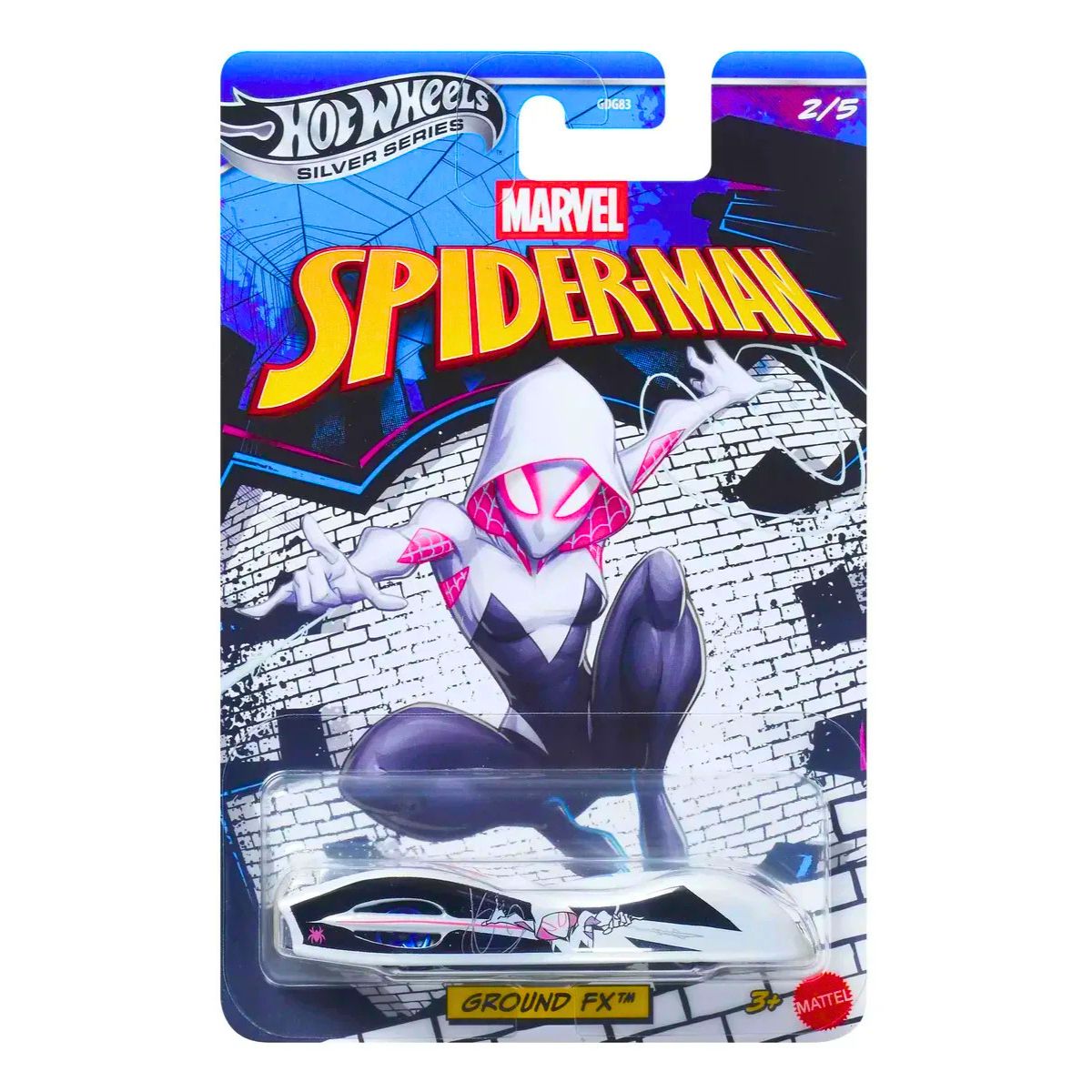 Hot Wheels Silver Series Spider-Gwen Ground F