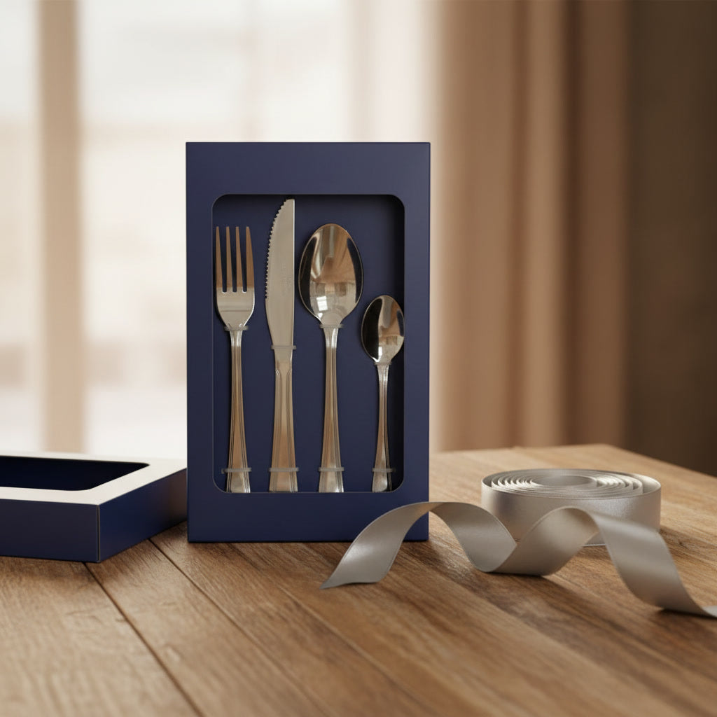 Set de Cubiertos 16 Piezas Acero Inoxidable Kingstone Royal | Disparo.cl