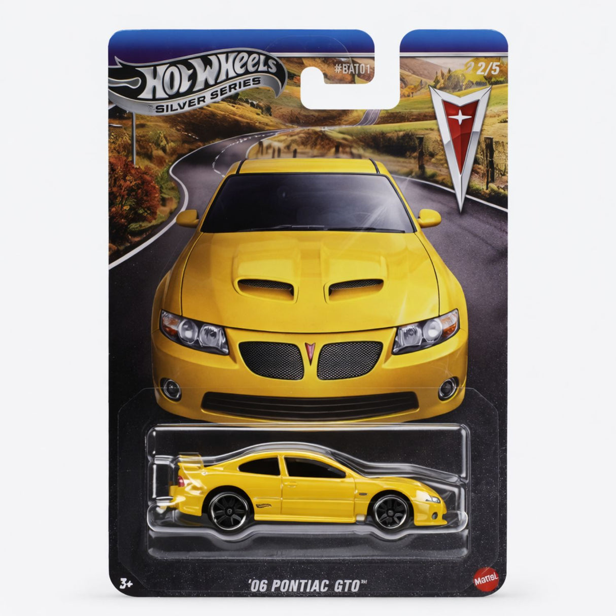Hot Wheels Pontiac GTO 2006 Silver Series Esc