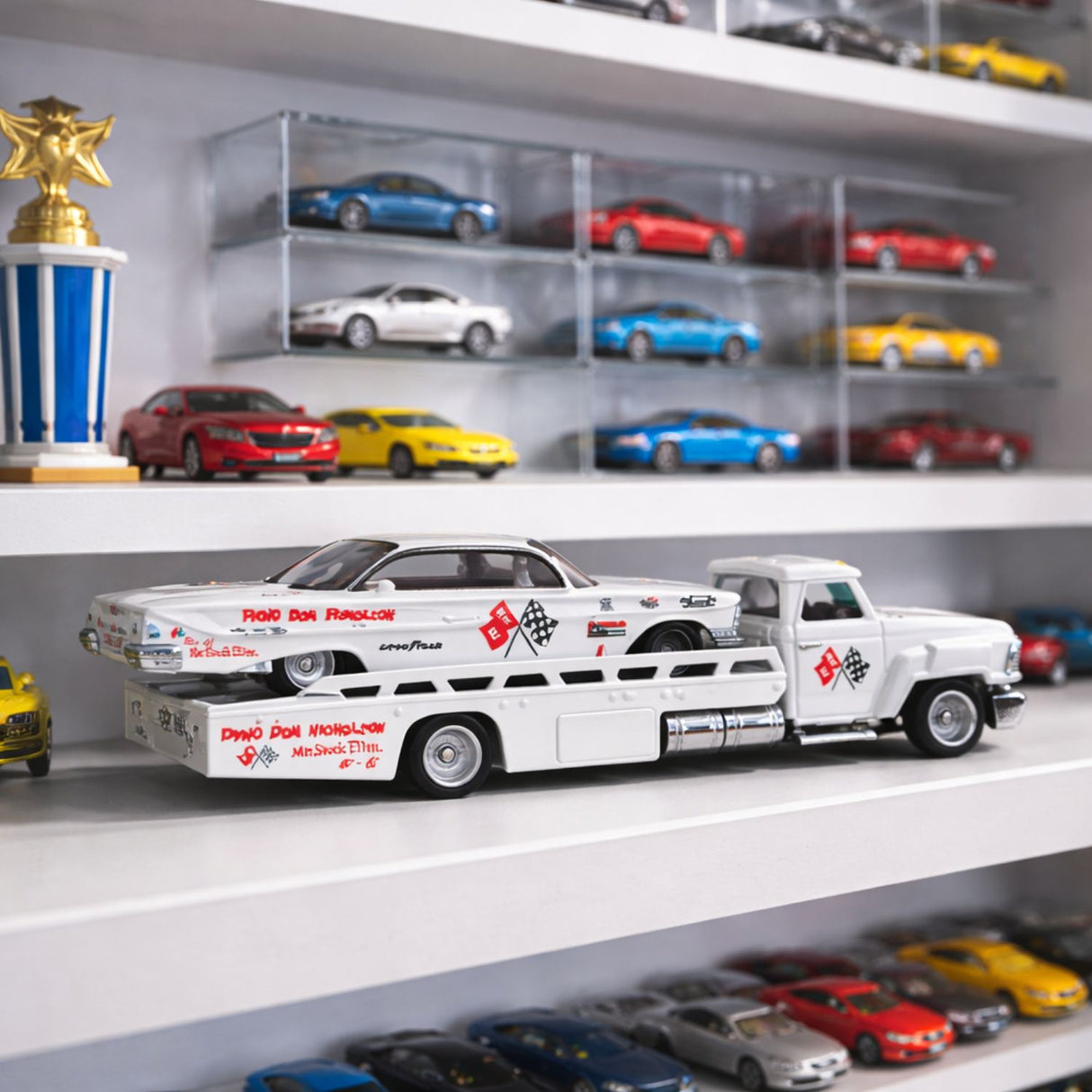 Hot Wheels Premium '61 Impala Horizon Hauler Team Transport | Disparo.cl