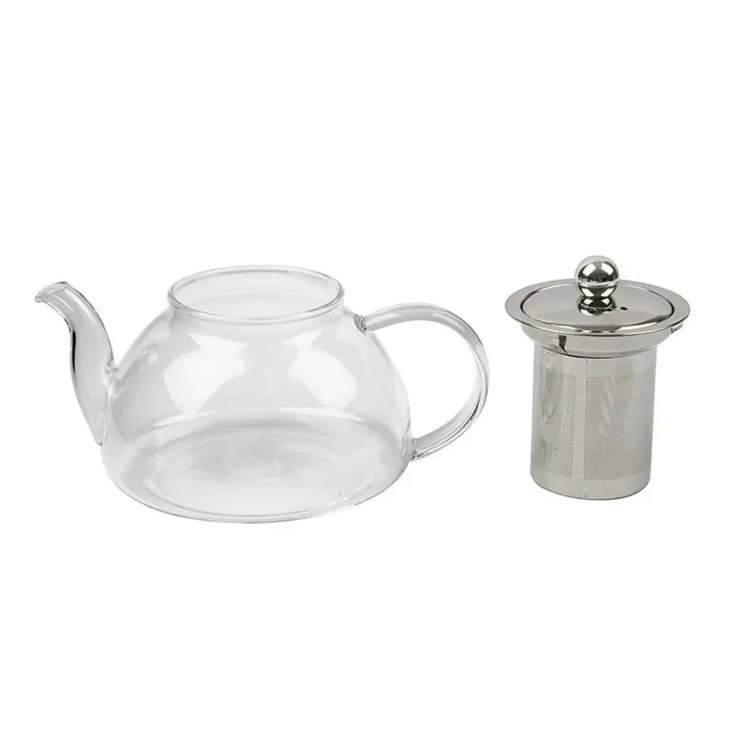 Tetera De Vidrio 1 Litro Con Infusor Marca Glasso