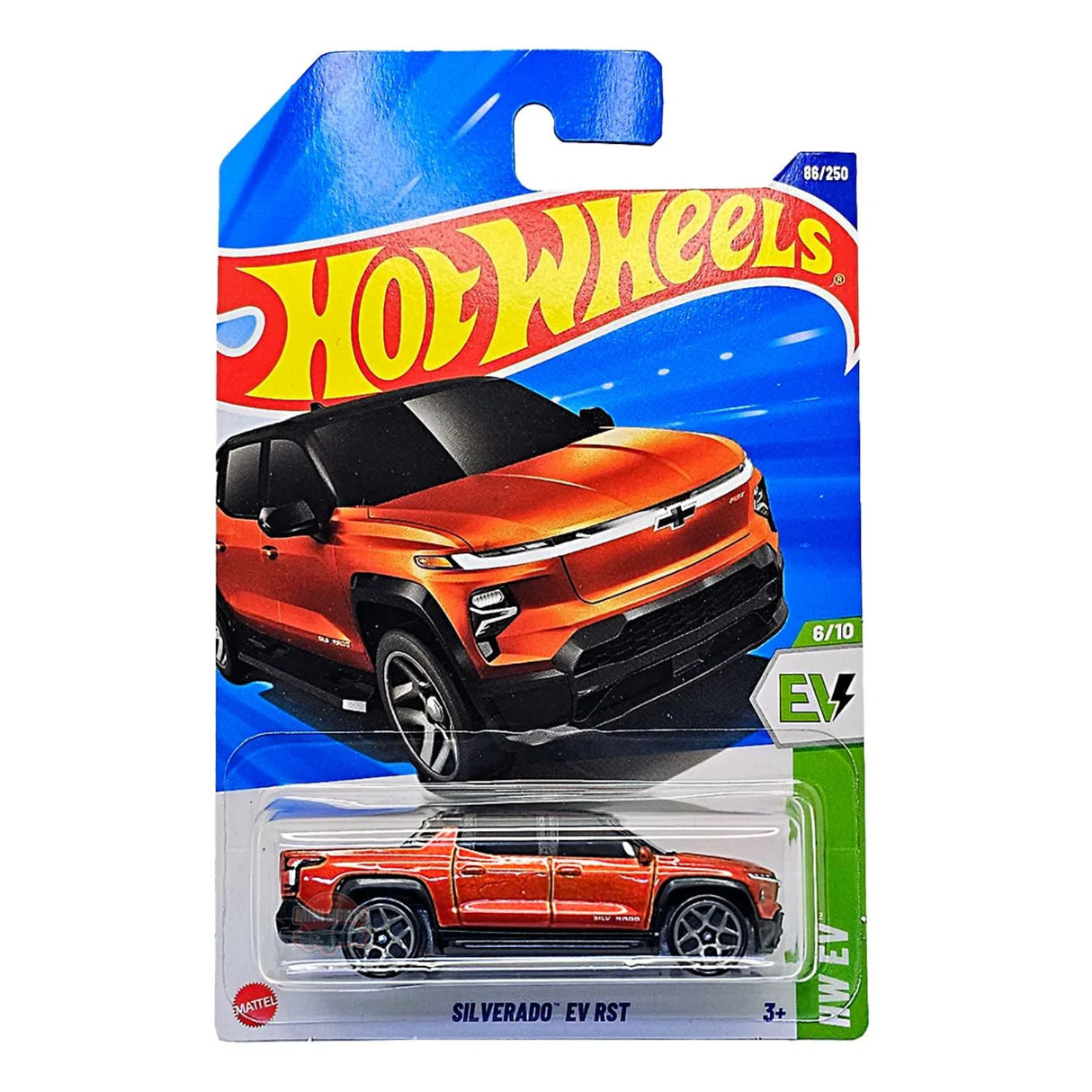Auto Hot Wheels Regular Silverado Ev Rst Mattel 86/250 | Disparo.cl