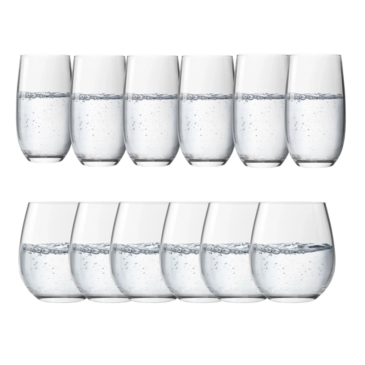 Set 6 Vasos Bajos 510mL + 6 Vasos Altos 500mL Montepulciano