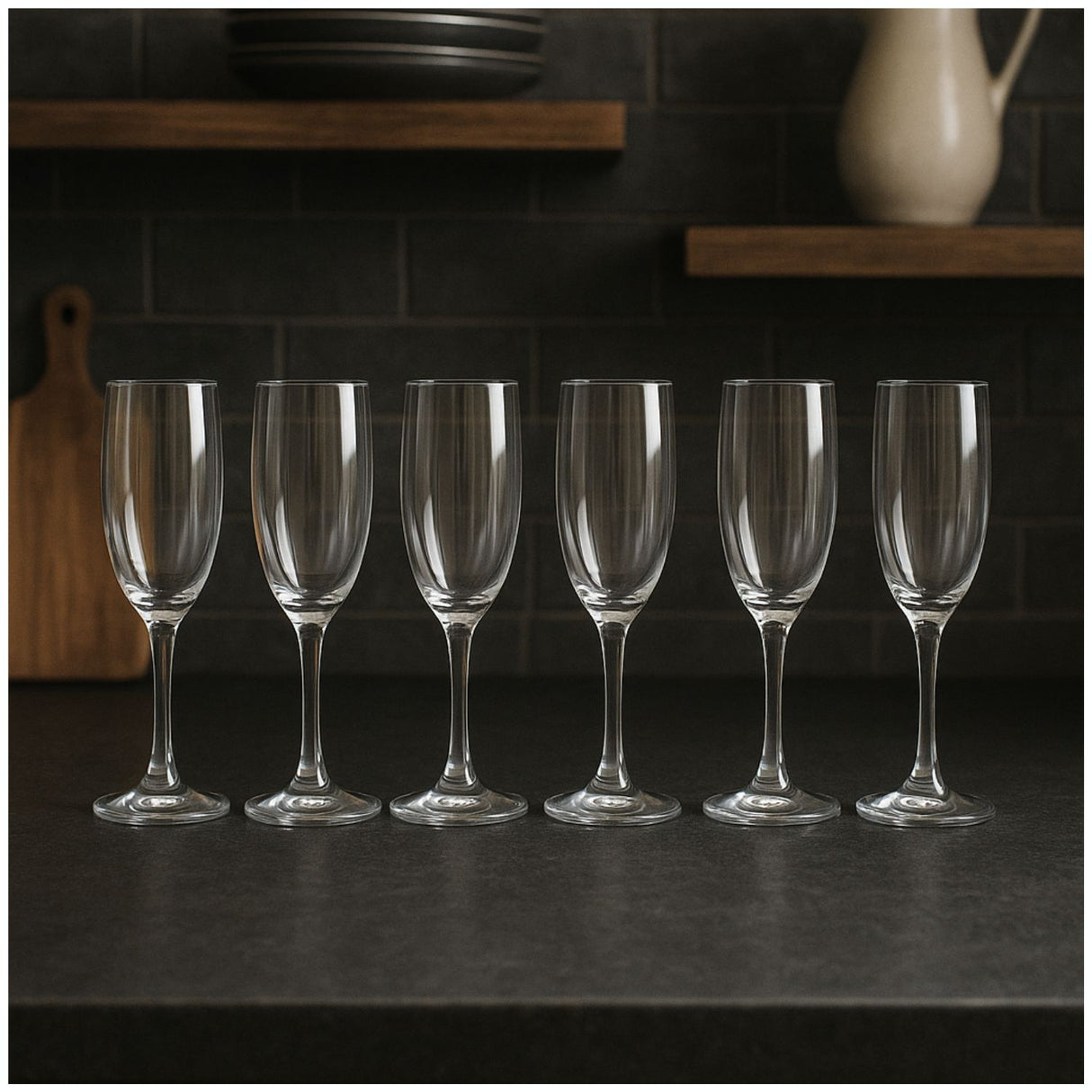 Pack Display 6 Copas Champagne 176ml Versalles Para Cocktail