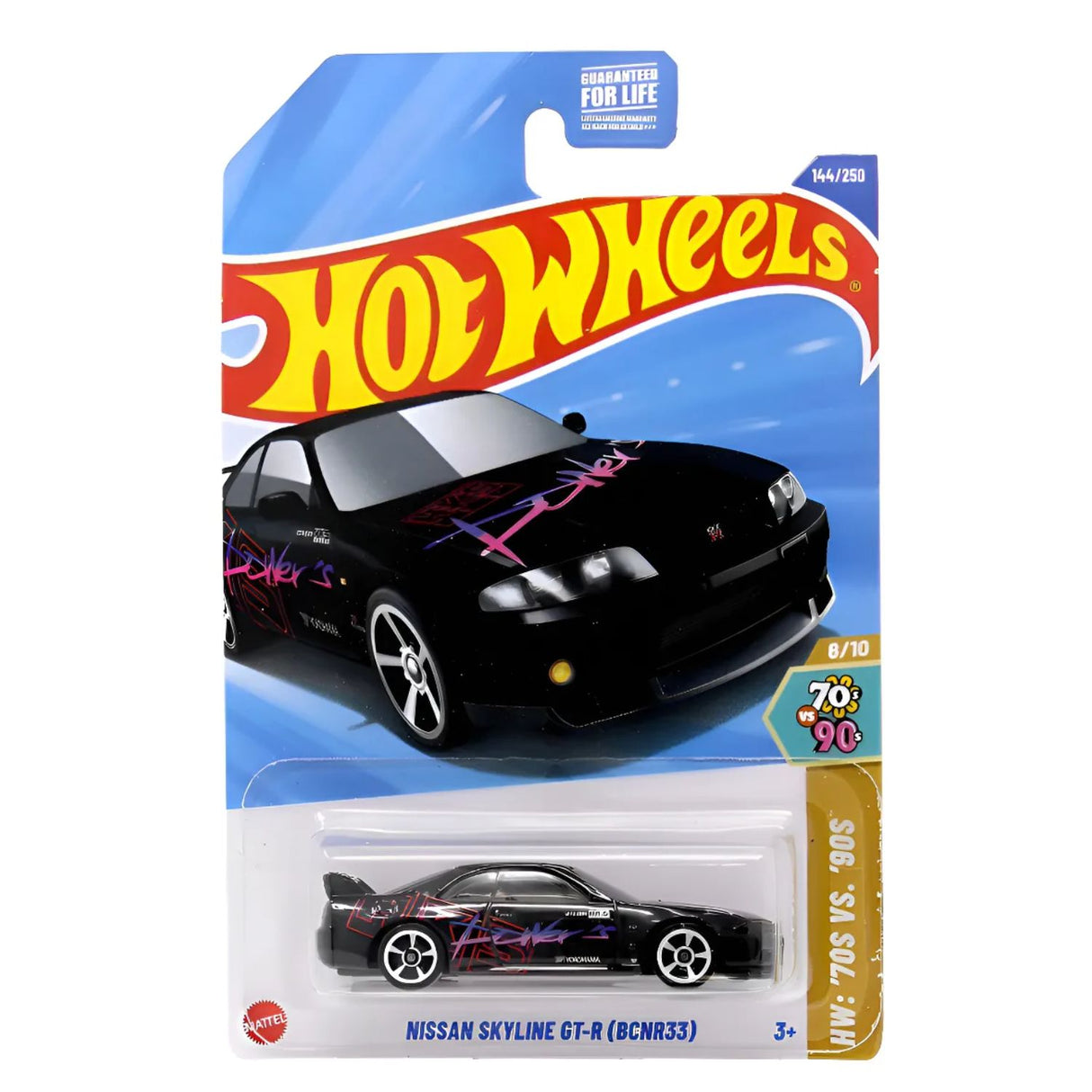 Auto Hot Wheels Nissan Skyline Gt-R (BCNR33) Mattel 144/250