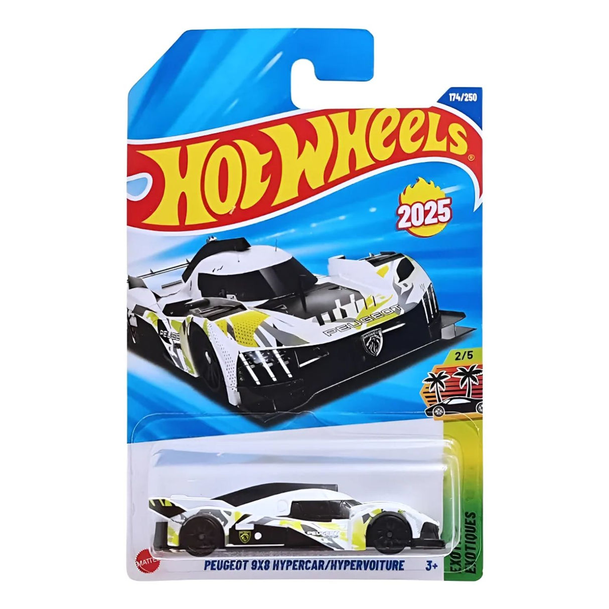 Auto Hot Wheels Peugeot 9x8 Hypercar/Hypervoiture 174/250 | Disparo.cl