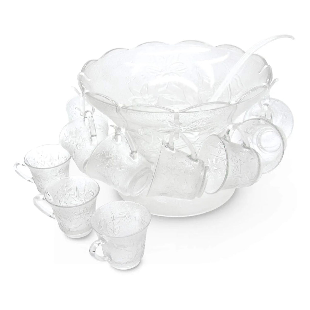 Set Ponchera 27 Piezas Coctelera De Vidrio Allegra