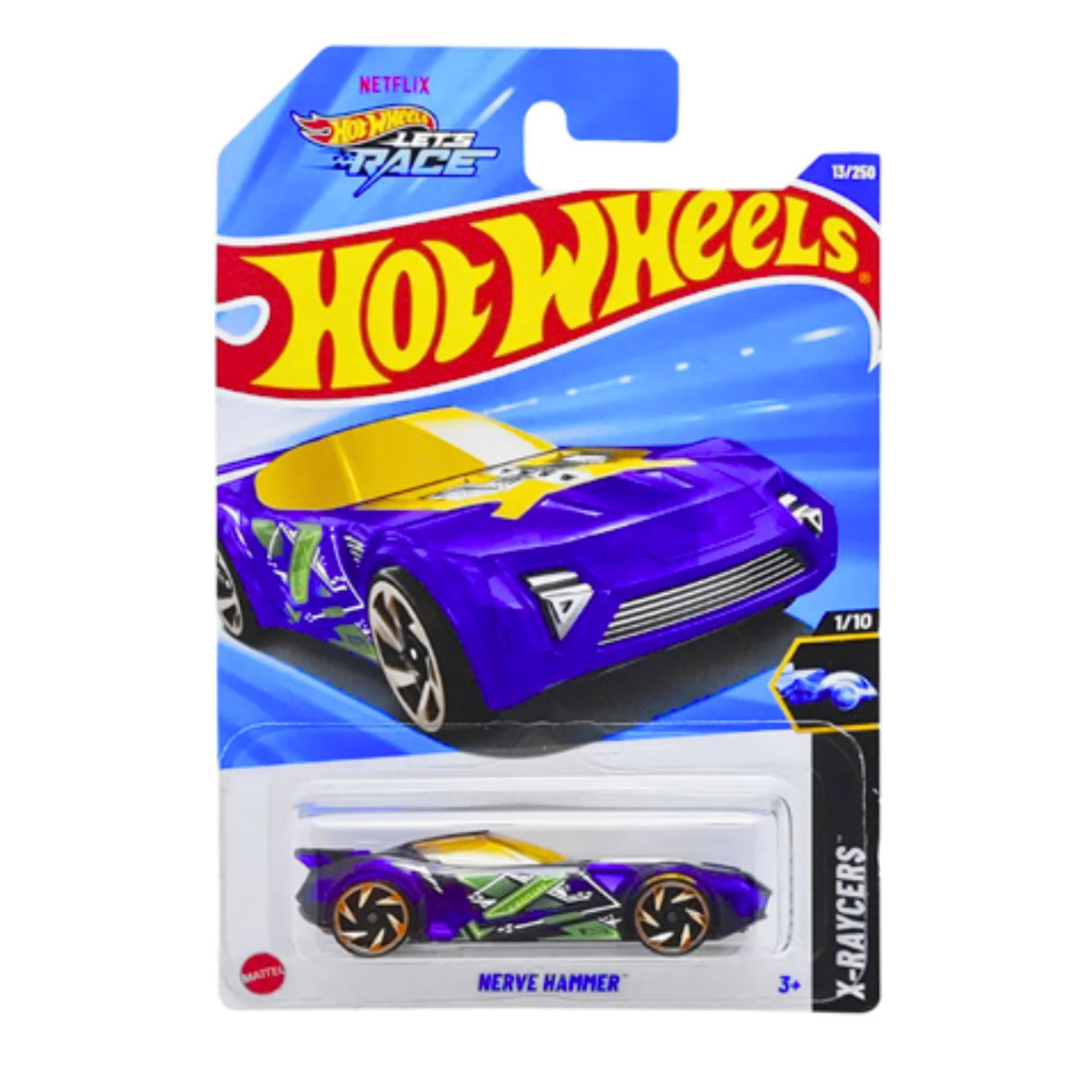 Auto Hot Wheels Regular Nerve Hammer Juguete Mattel 13/250