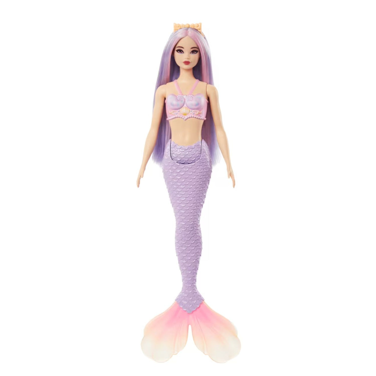 Barbie Fantasía Muñeca Sirena Mattel Cabello Lila Juguete
