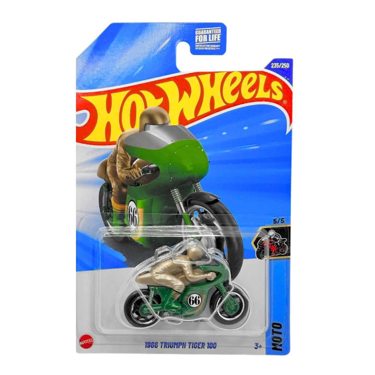 Auto Hot Wheels 1966 Triumph Tiger Juguete Mattel 235/250 | Disparo.cl