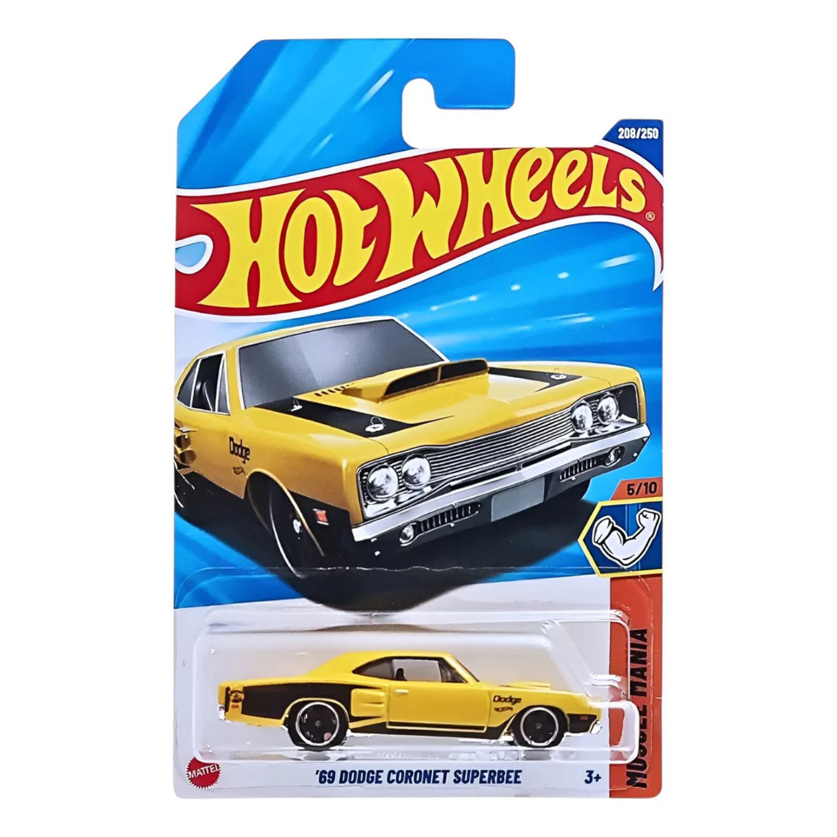 Auto Hot Wheels '69 Dodge Coronet Superbee Juguete Mattel