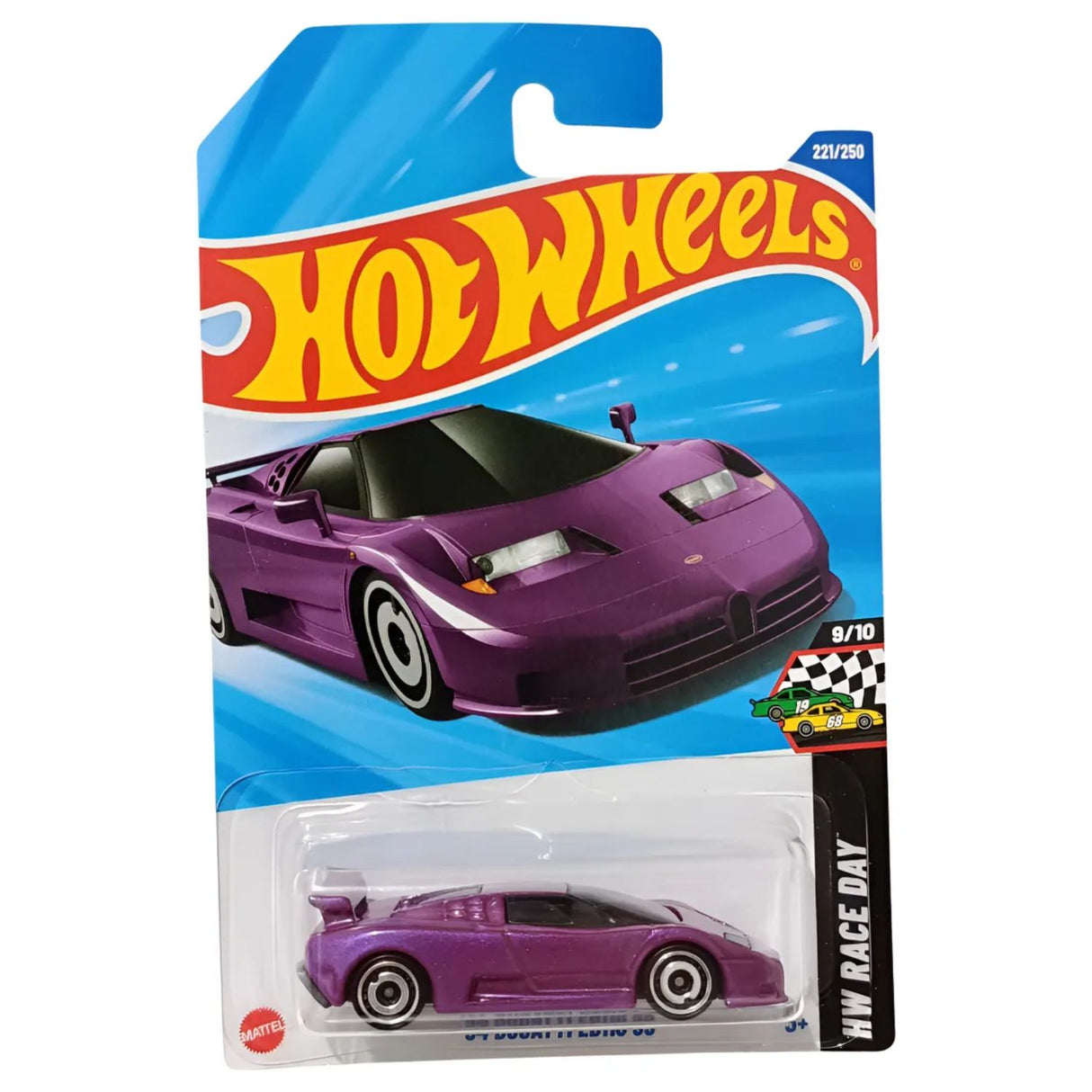 Auto Hot Wheels '94 Bugatti EB110 SS Juguete Infantil Mattel