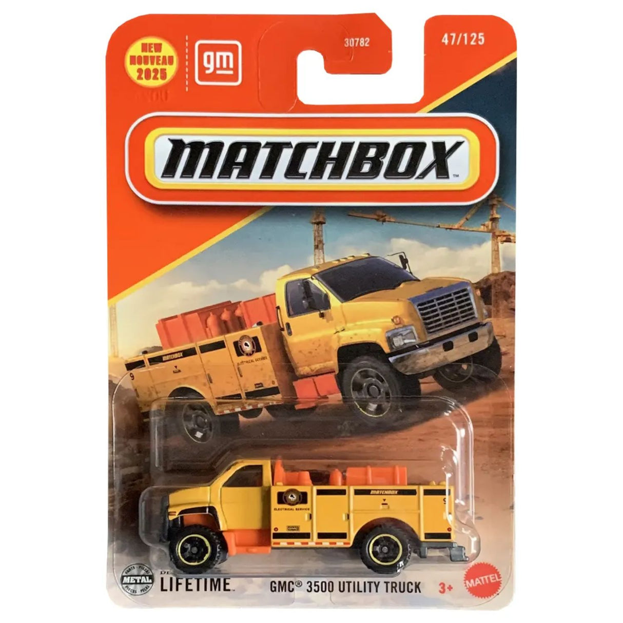 Auto Basico Camion Utility GMC 3500 Matchbox Juguete Mattel