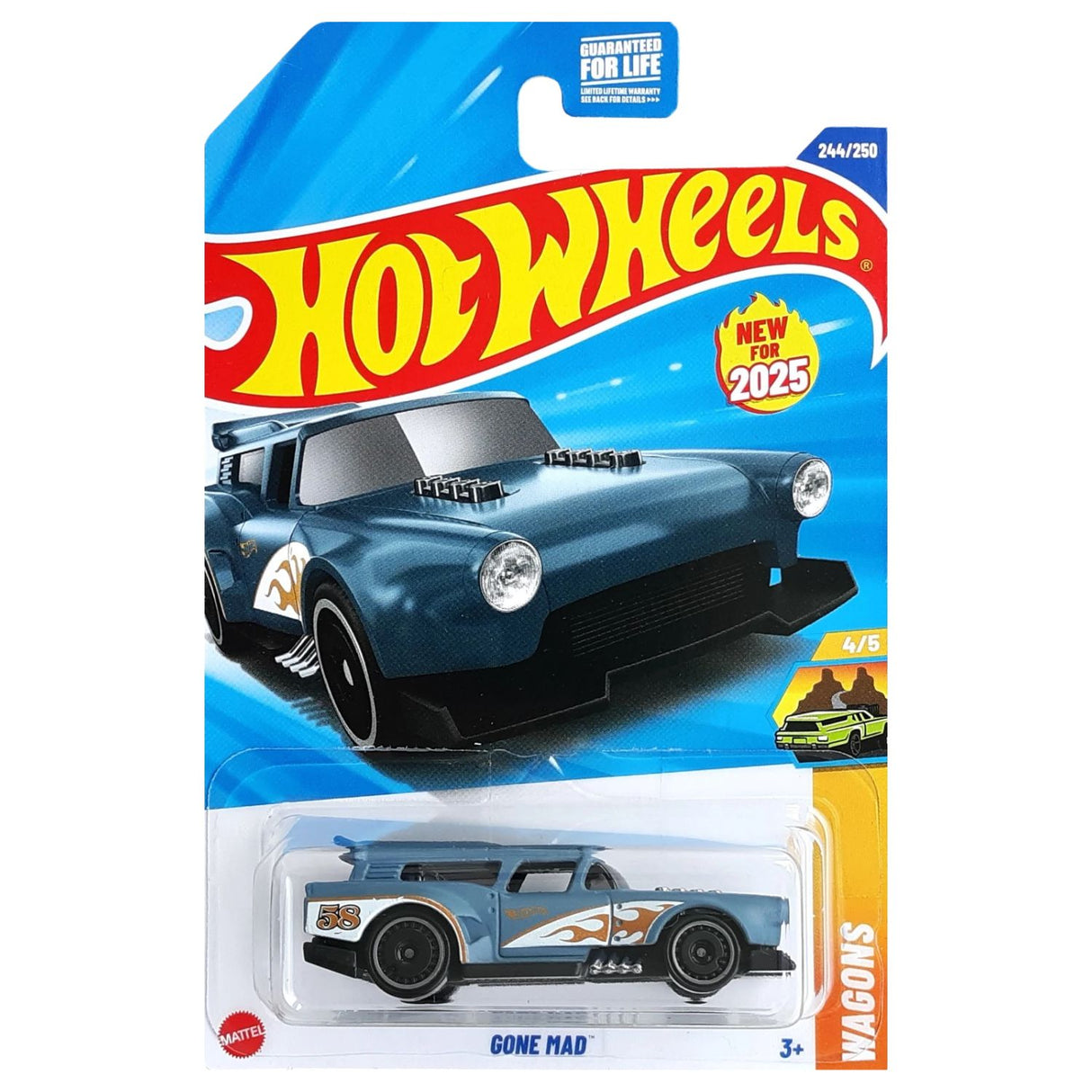 Auto Hot Wheels Regular Gone Mad Juguete Mattel 244/250