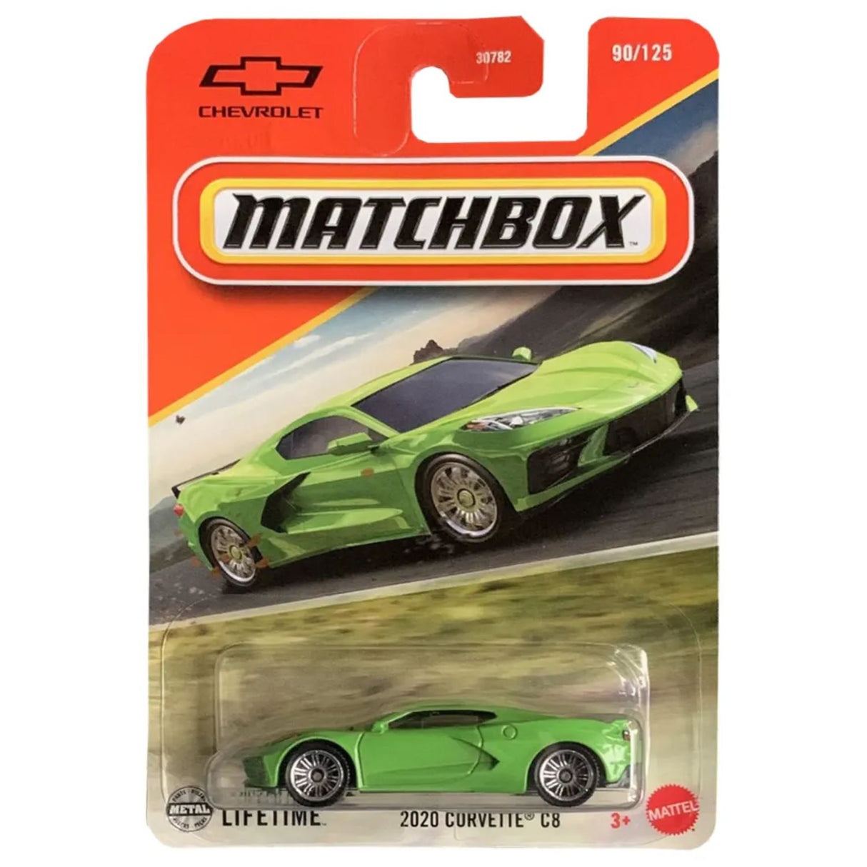 Auto Basico 2020 Corvette C8 Matchbox Mattel Juguete