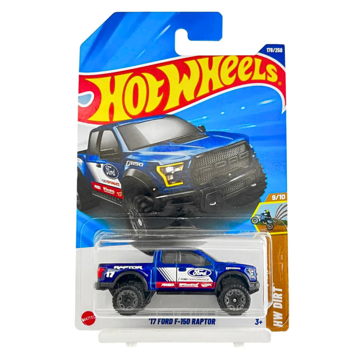 Auto Hot Wheels 17 Ford F-150 Raptor Juguete Mattel 178/250 | Disparo.cl