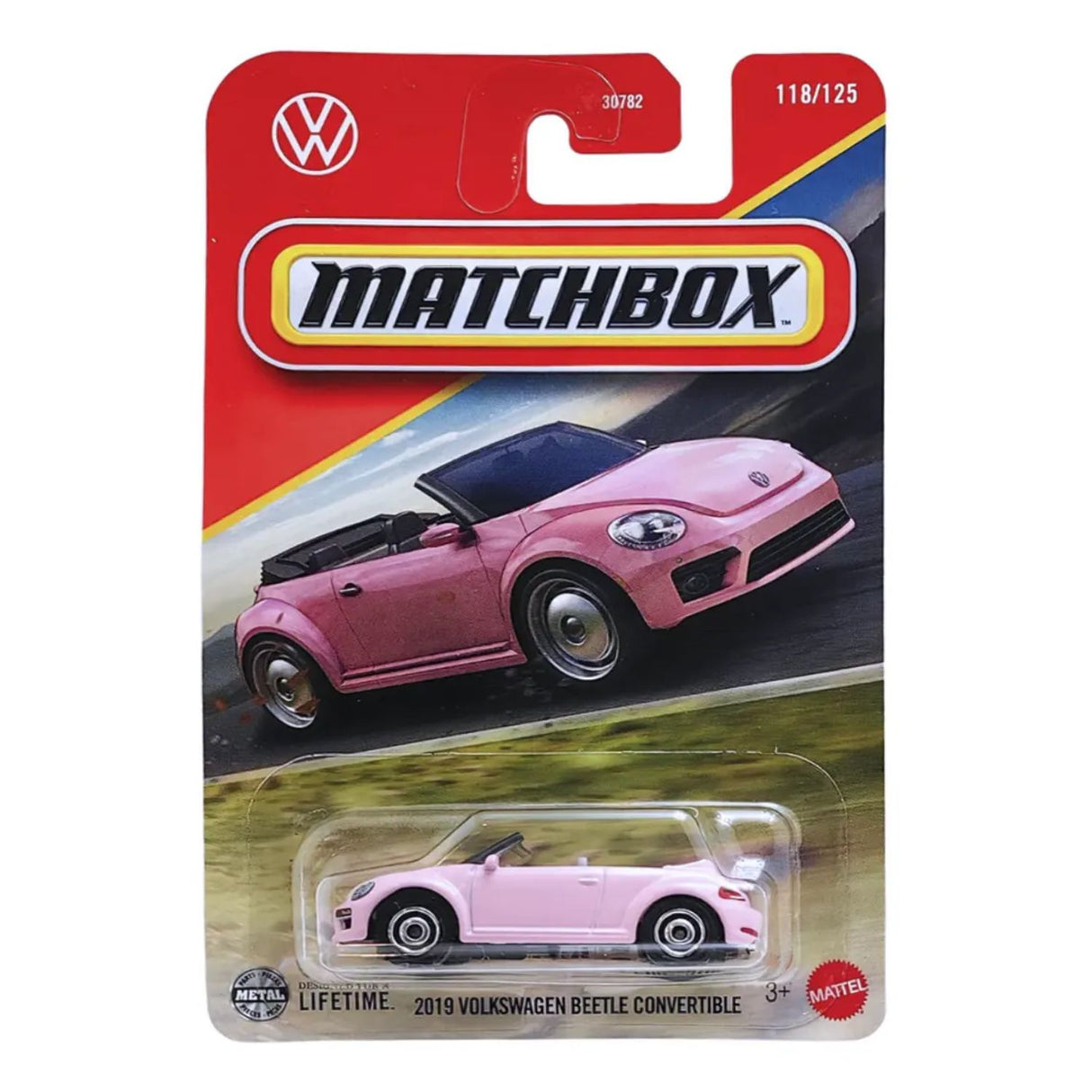 Auto Basico 2019 Volkswagen Beetle Covertible Mattel Juguete