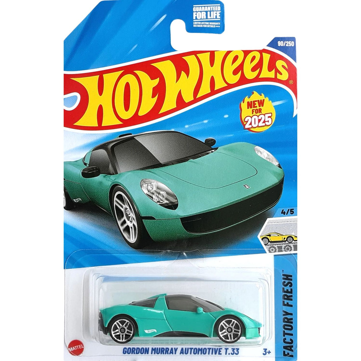 Auto Hot Wheels Gordon Murray Automotive T.33 Mattel 90/250 | Disparo.cl