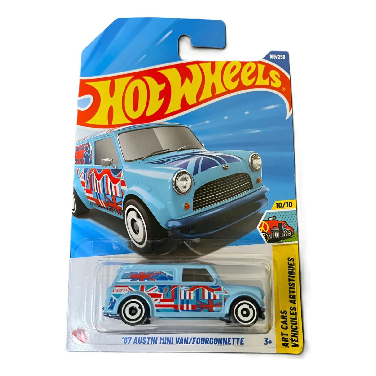 Auto Hot Wheels 67 Austin Mini Van/Fourgonnette 169/250
