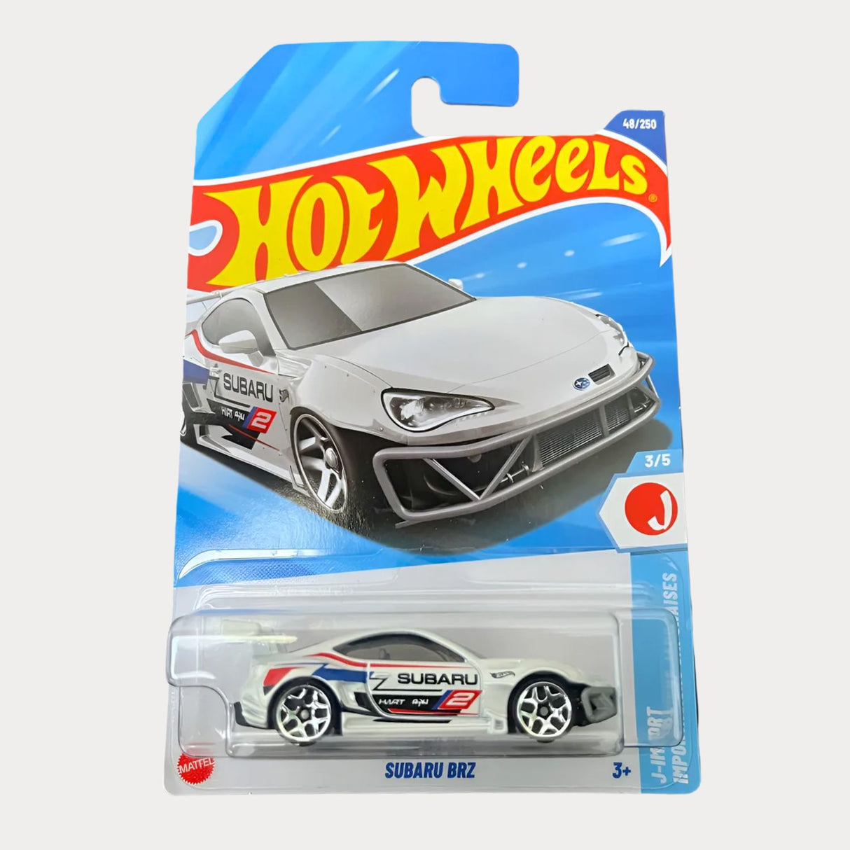 Auto Hot Wheels Subaru BRZ Juguete Infantil Mattel