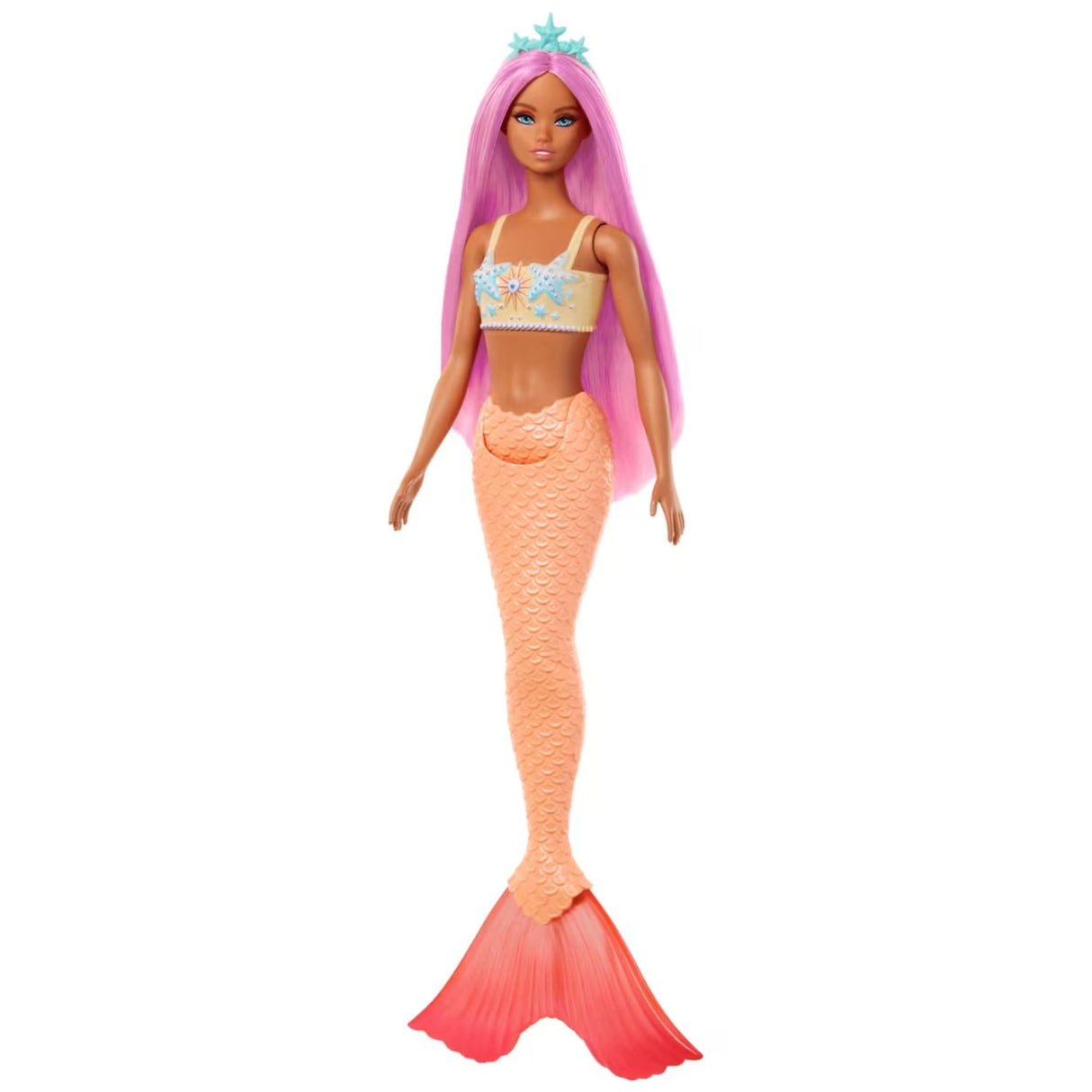Barbie Fantasía Muñeca Sirena Mattel Cabello Rosado Juguete