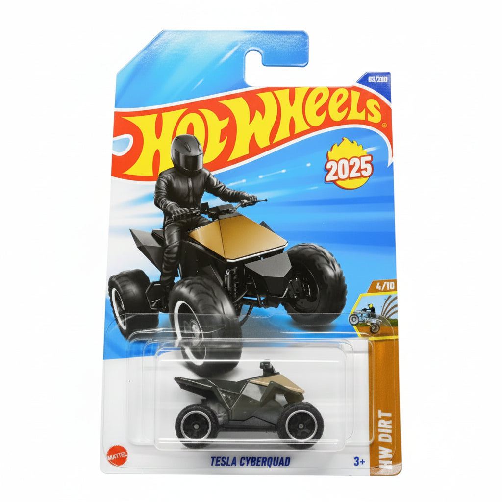 Auto Hot Wheels Regular Tesla Cyberquad Mattel 82/250 | Disparo.cl
