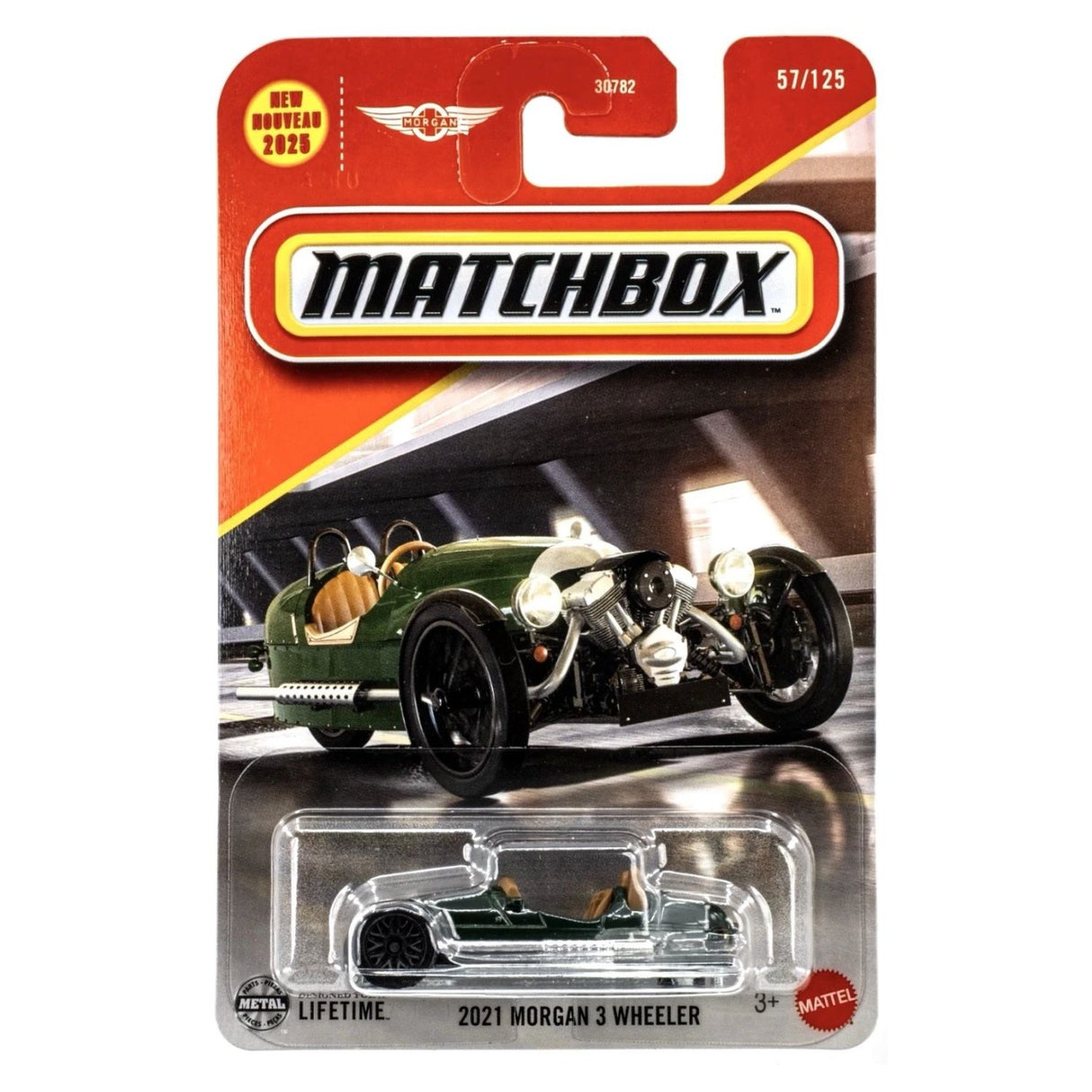 Auto Basico Hot Wheels 2021 Morgan 3 Wheeler Matchbox Mattel