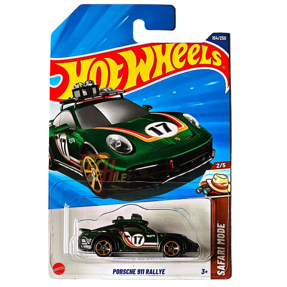 Auto Hot Wheels Porsche 911 Rallye Juguete Mattel 154/250