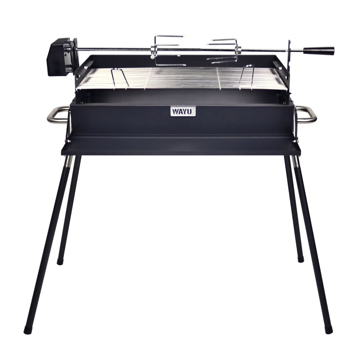 Parrilla Carbon Wayu Altura Ajustable Spiedo Alta Calidad