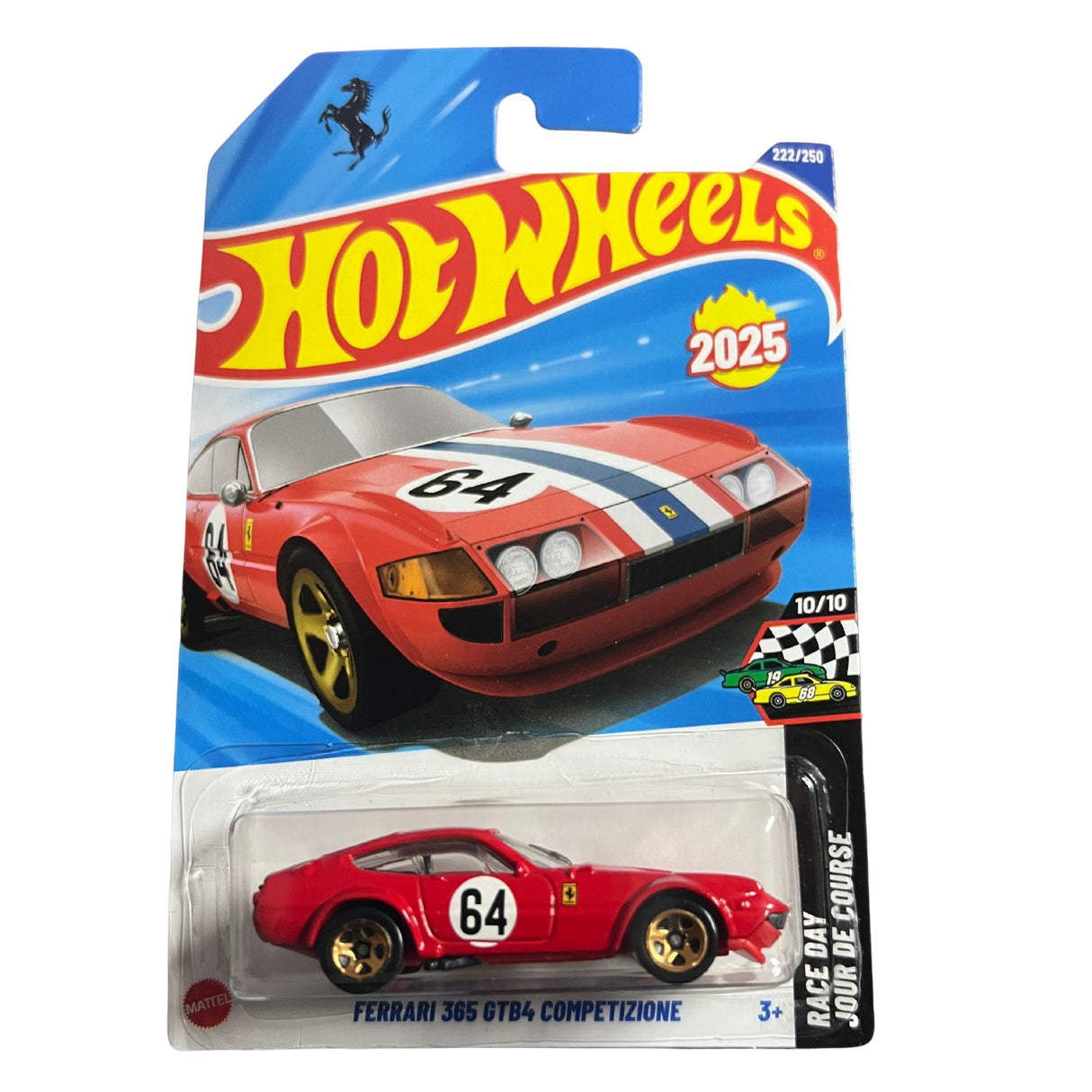 Auto Hot Wheels Ferrari 365 GTB4 Competizione 222/250 Mattel