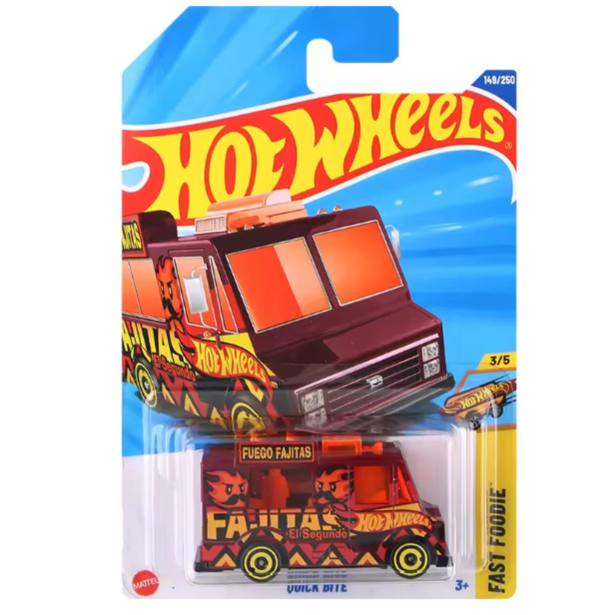 Auto Hot Wheels Regular Quick Bite Juguete Mattel 149/250