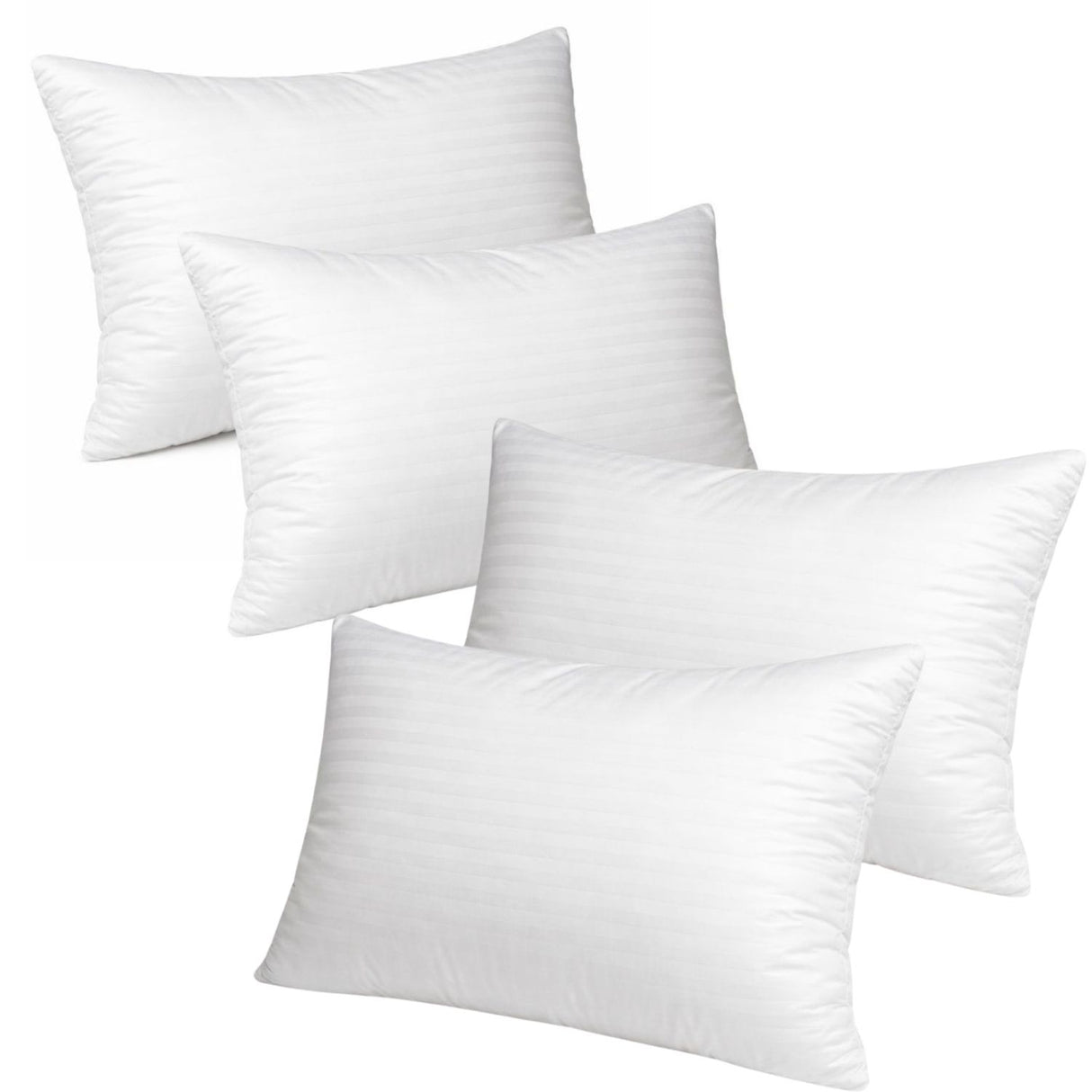 Set 4 Almohadas Estandar Martiné 50x90cm Poliester | Disparo.cl