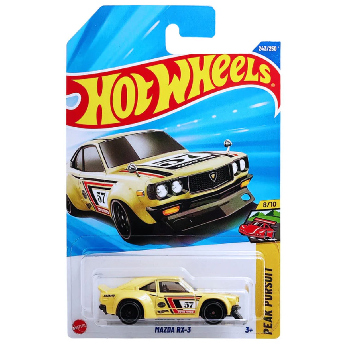 Auto Hot Wheels Regular Mazda RX-3 Juguete Mattel 243/250