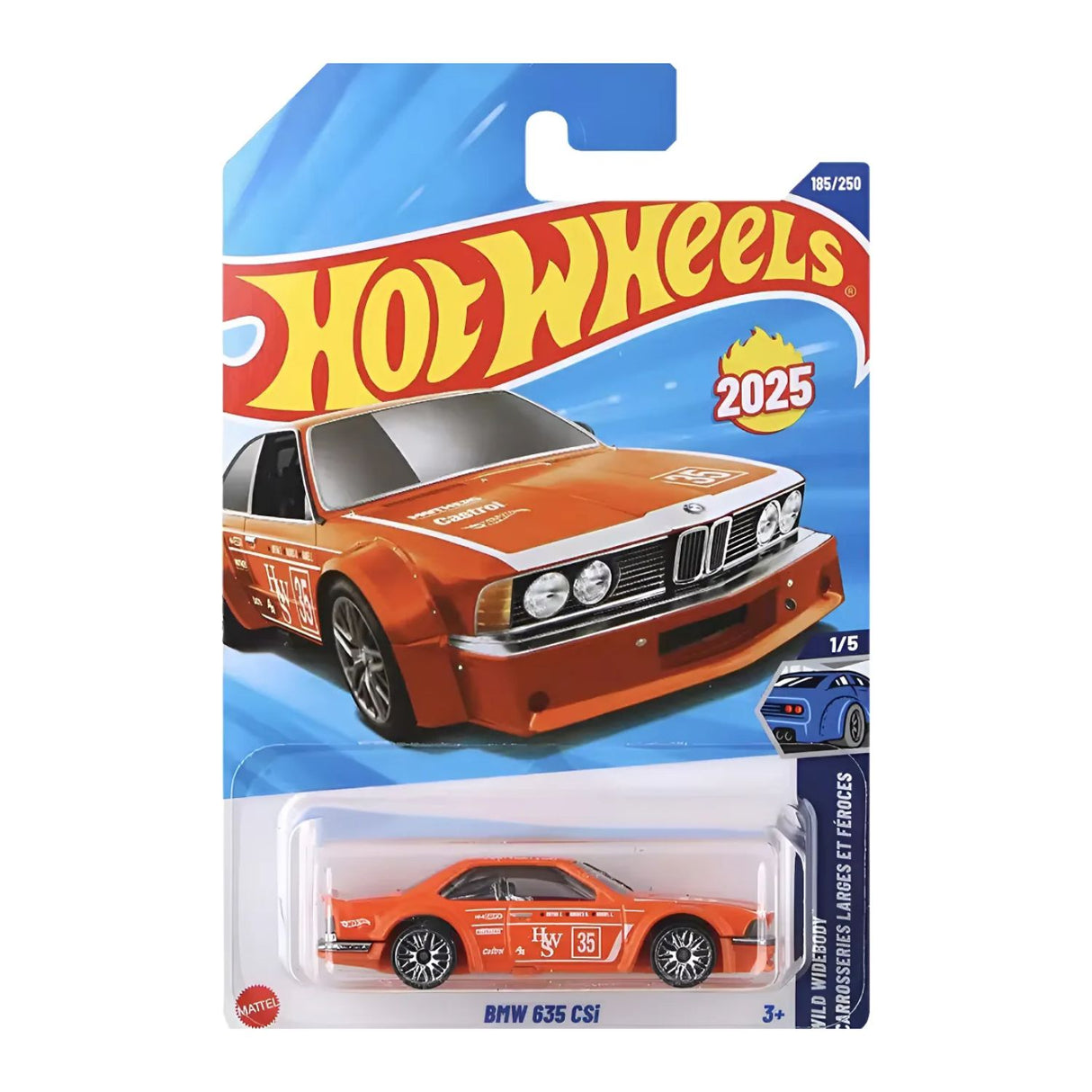 Auto Hot Wheels Regular Bmw 635 CSi Juguete Mattel 185/250 | Disparo.cl