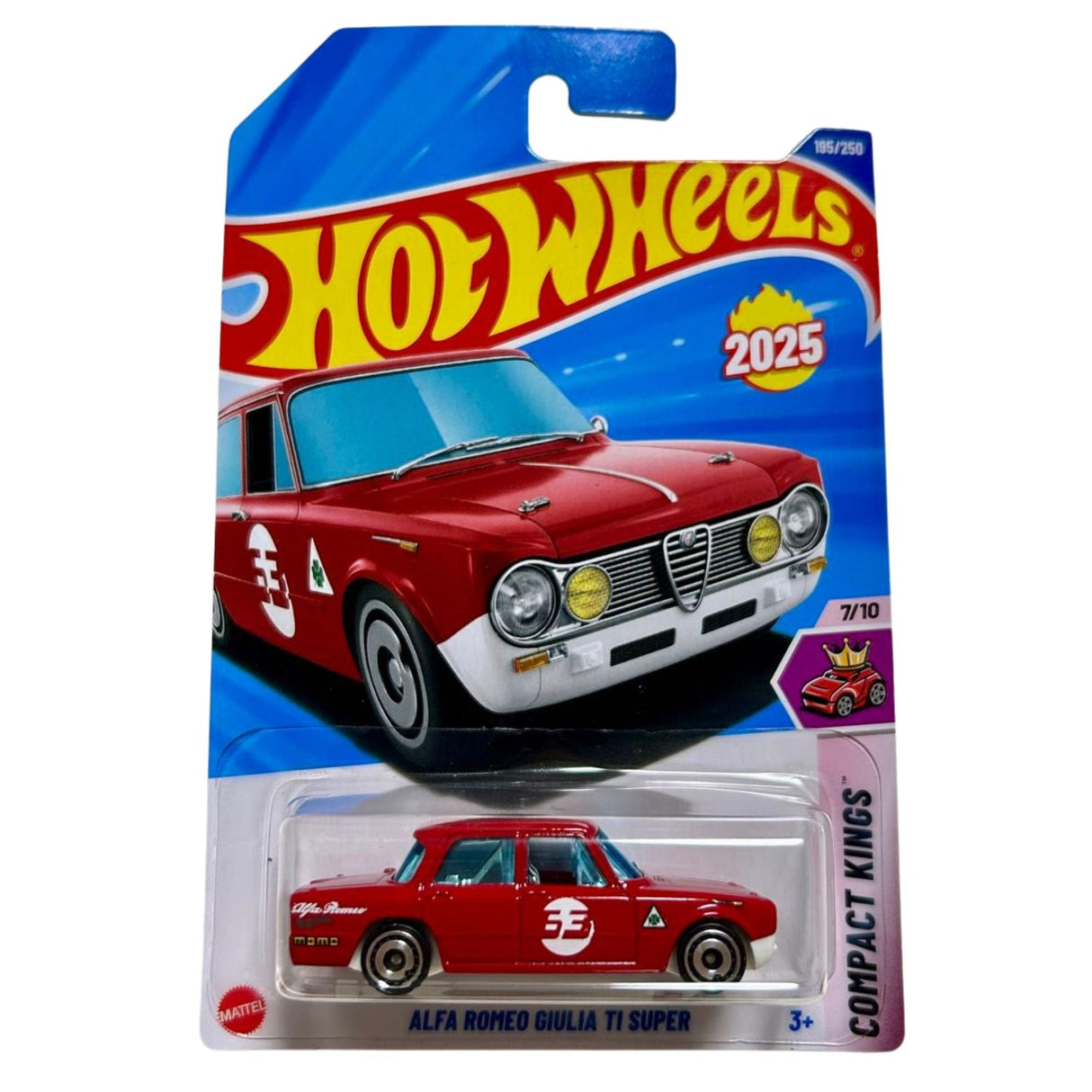 Auto Hot Wheels Alfa Romeo Giulia Ti Super Mattel 195/250