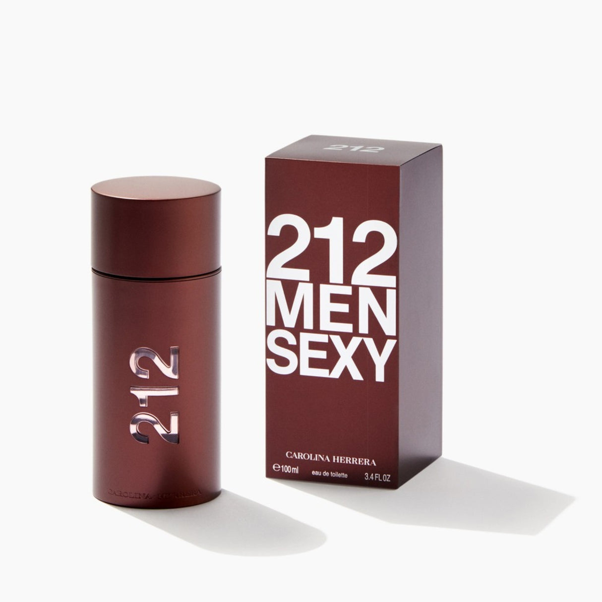 Frasco del perfume 212 Sexy Men Carolina Herrera Hombre con tapa removida