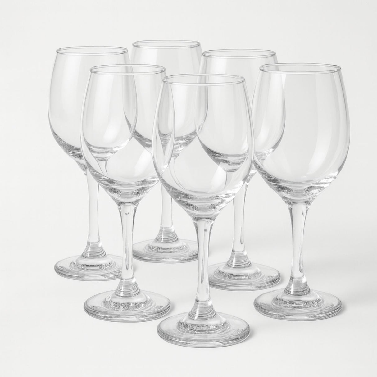 Display 6 Copas Transparente de Vino Tinto Rioja 386ml Cristar