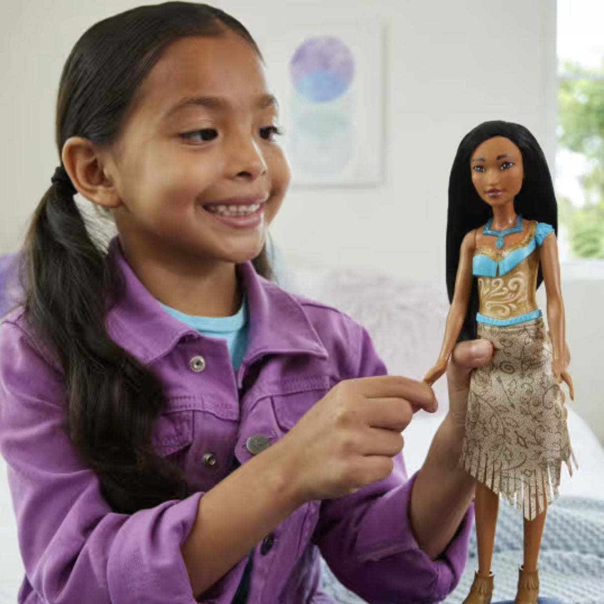 Princesa Disney Pocahontas Muñeca Juguete Infantil Mattel