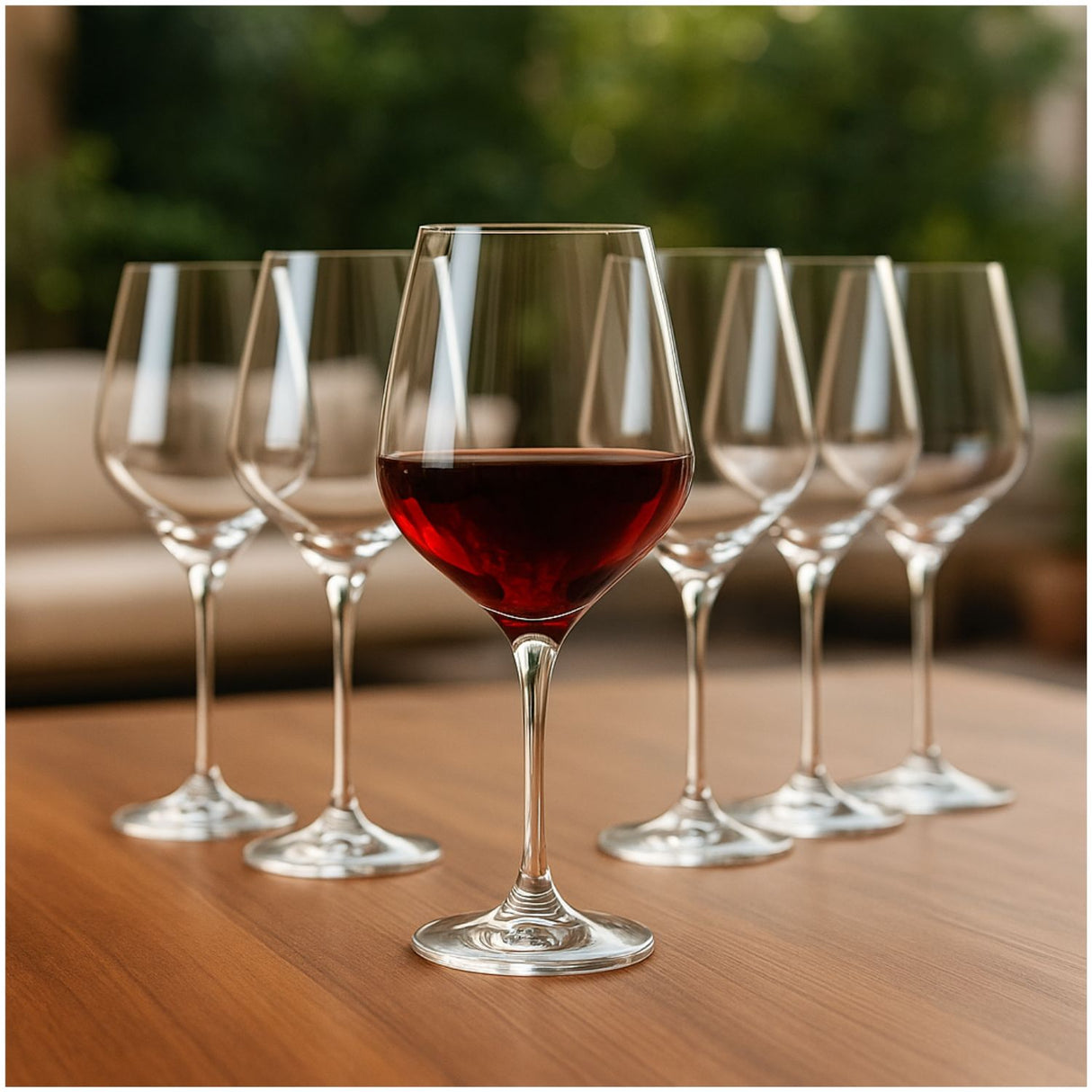 Set de 6 Copas de Vino Tinto Brunello 507mL Cristaleria