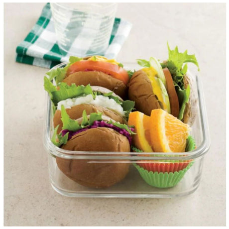 Contenedor Vidrio Hermético 400mL Glasslock Rectangular