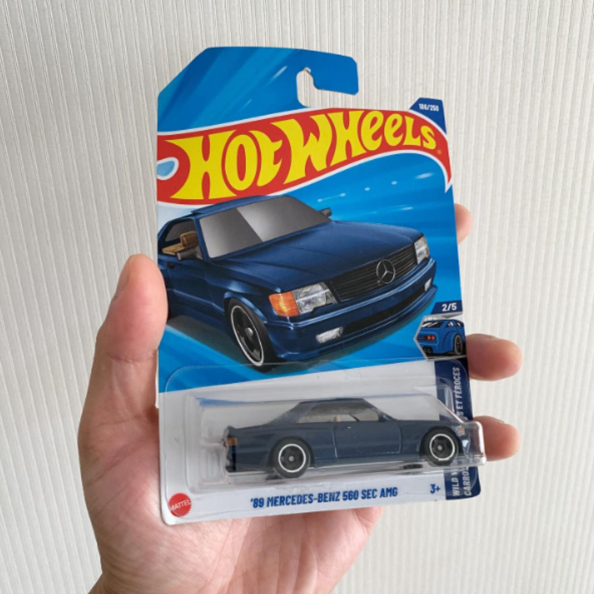 Auto Hot Wheels '89 Mercedes-Benz 560 Sec Amg Mattel 186/250