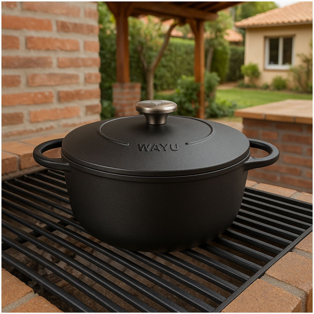 Olla De Hierro Fundido Enamel Iron Cast Wayu 28 Cm Cacerola