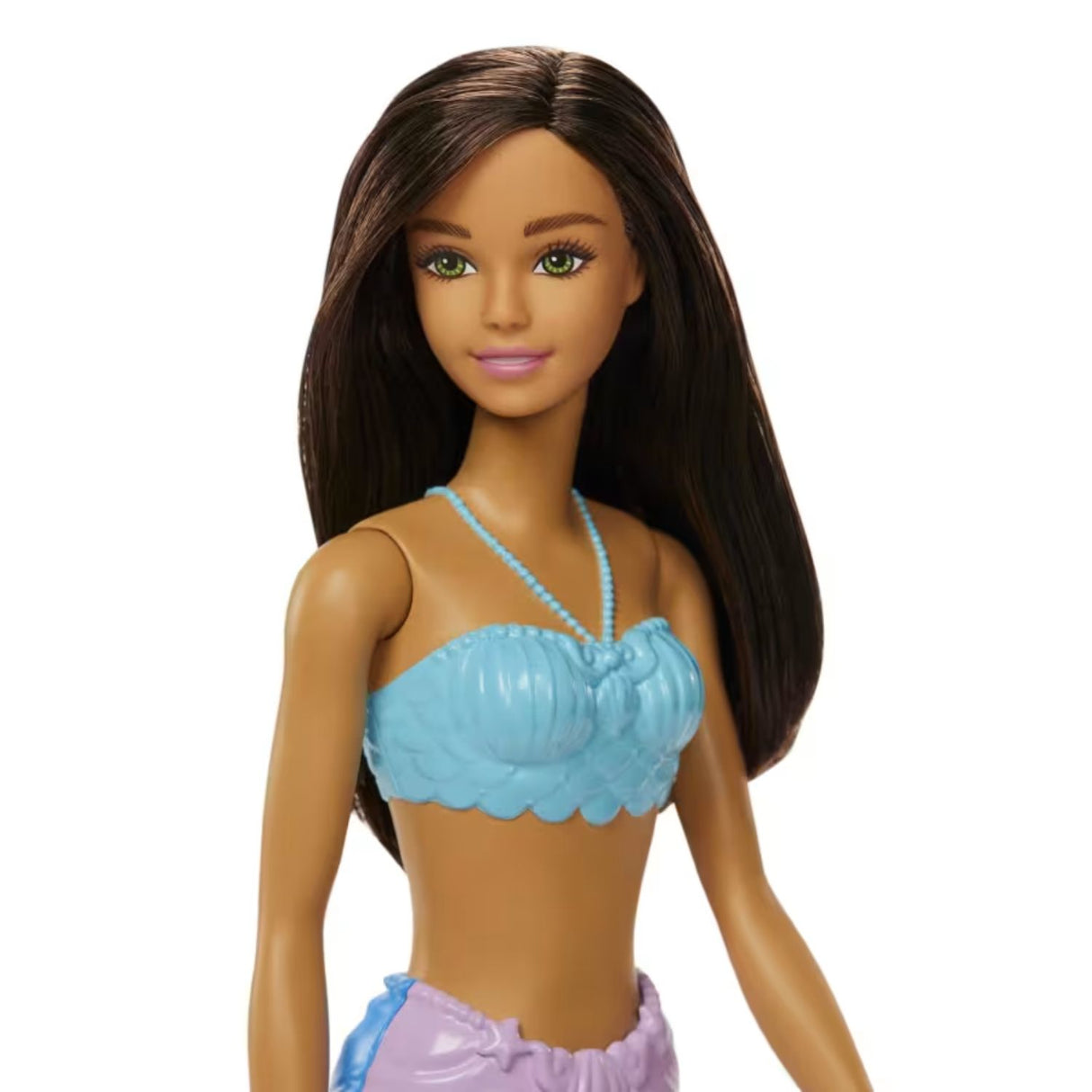 Barbie Muñeca Sirena Castaña Fantasia De Plastico Mattel