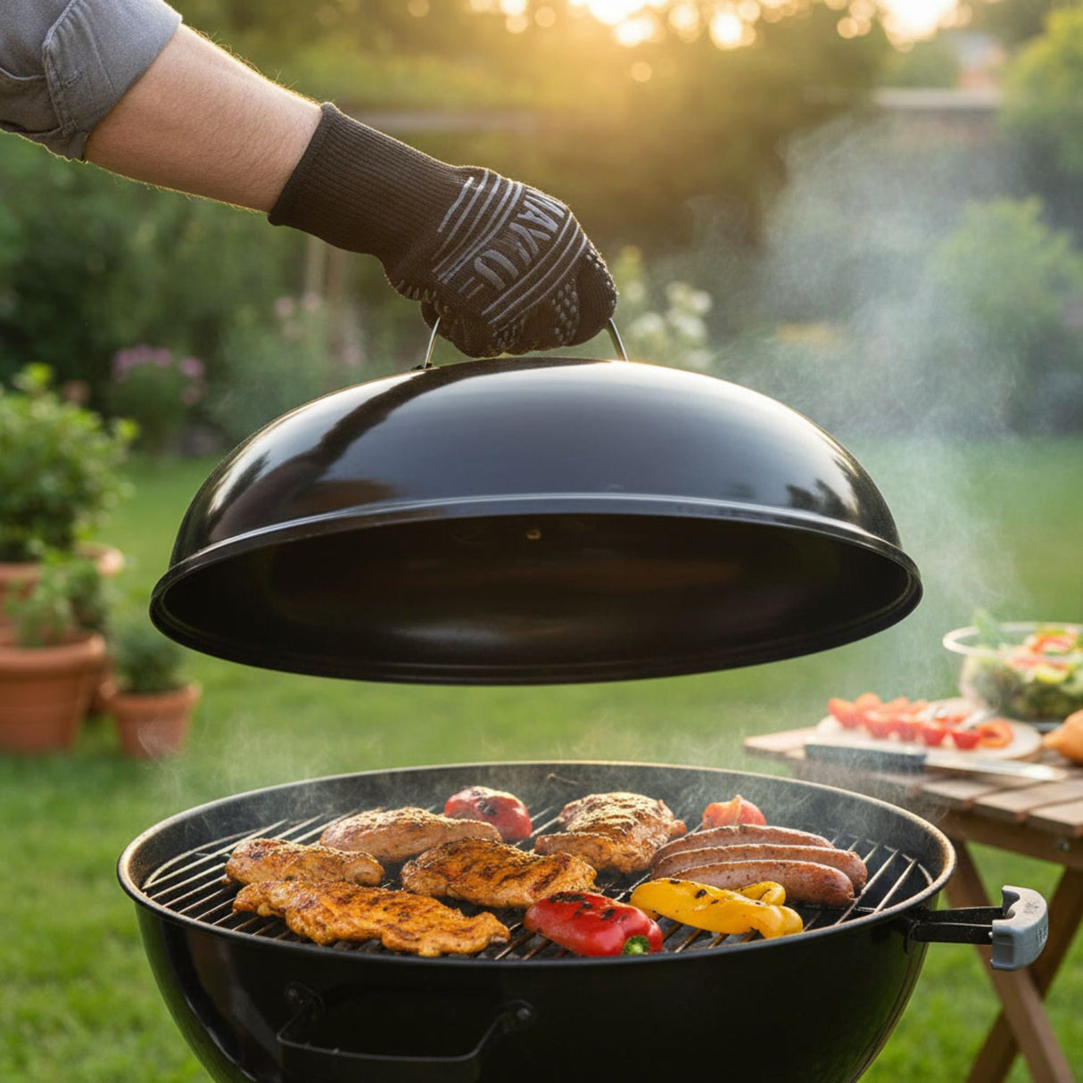 Guante Parrillero Wayu Para Altas Temperaturas Parrilla | Disparo.cl