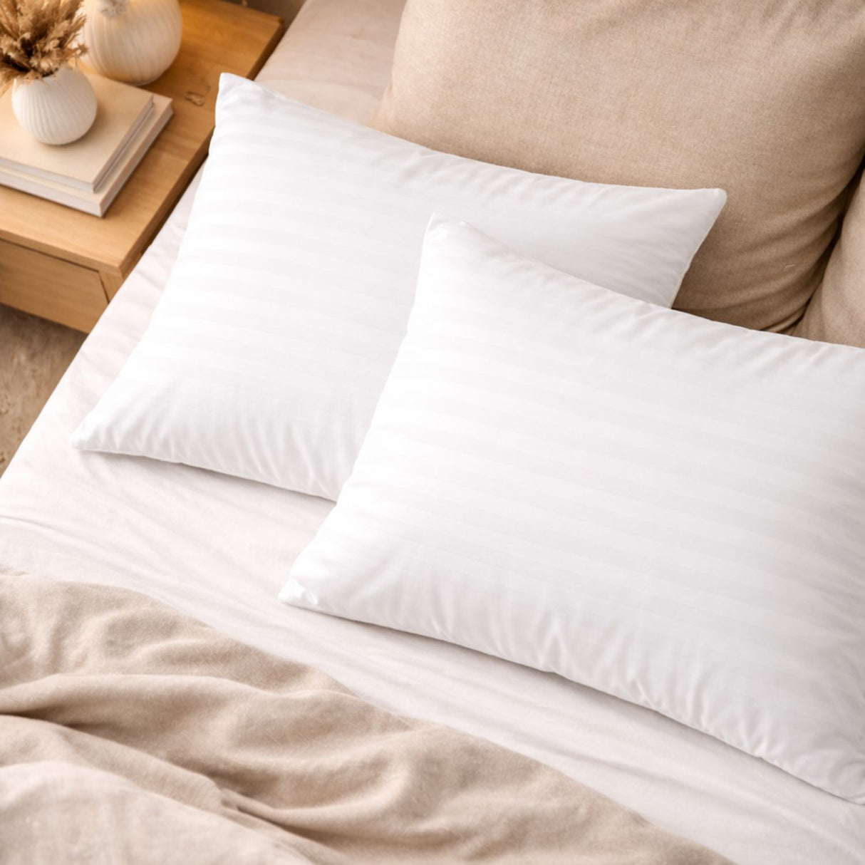Pack 2 Almohadas Estandar Martiné 50x70cm Poliester | Disparo.cl