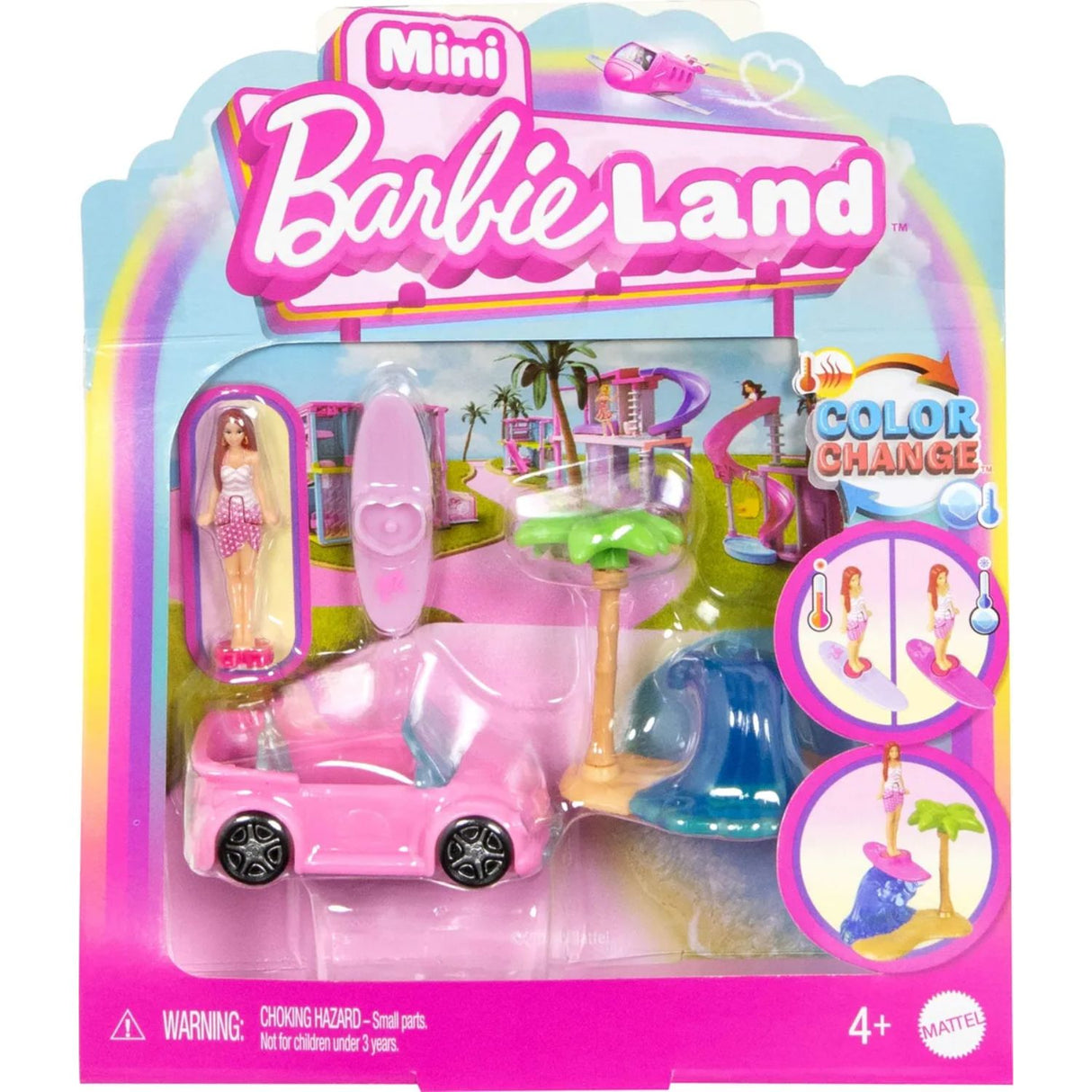Barbie Vehiculo Deportivo Playero Muñeca Barbieland Mattel