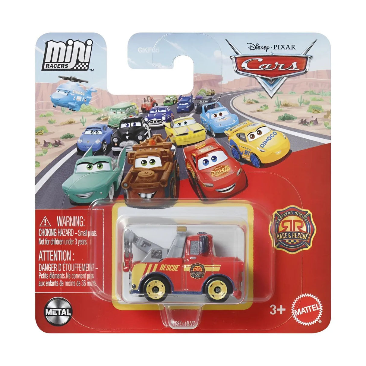 Auto Juguete Mate Rescue Cars Vehiculo Mattel Mini Racer