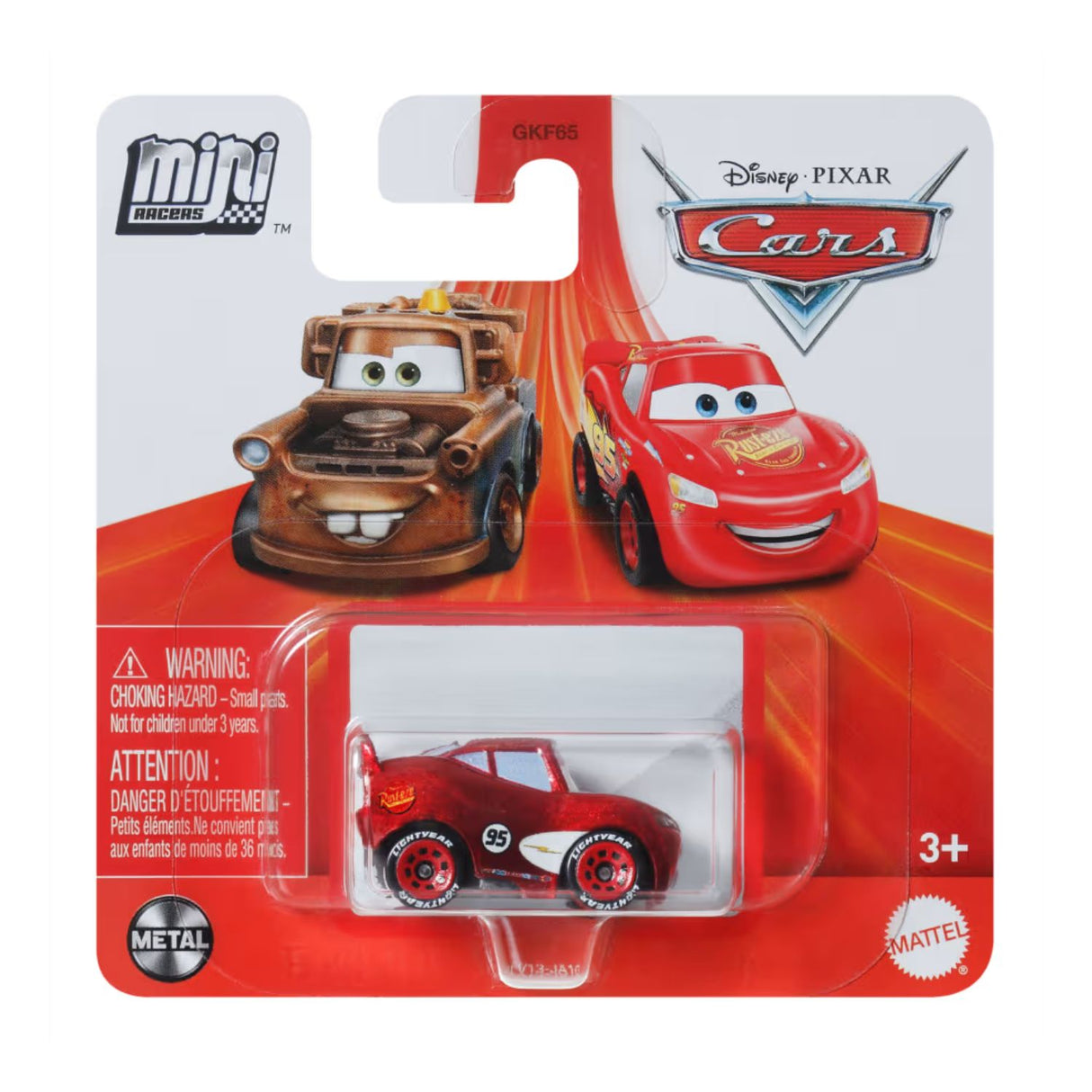 Auto Juguete Rayo McQueen Radiador Cars Mattel Mini Racer
