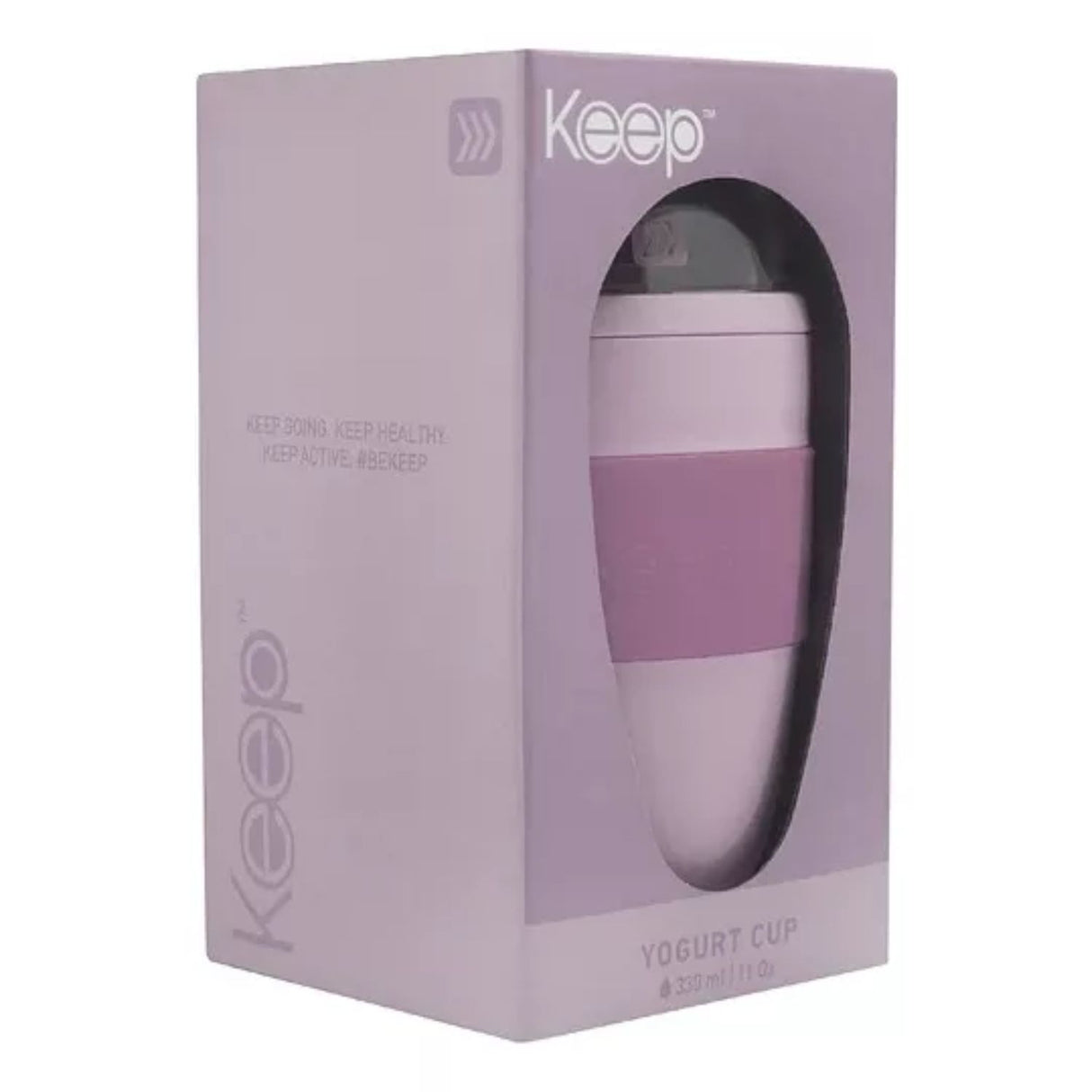 Vaso Yogurt Keep Cereal 330ml Con Cuchara