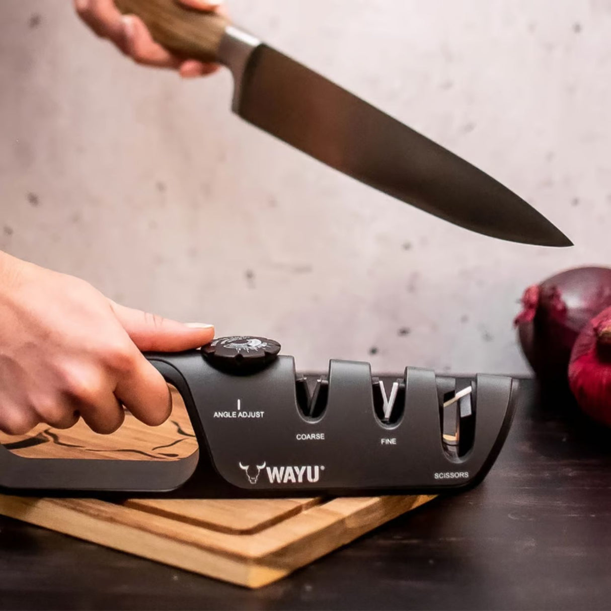 Afilador de Cuchillo Multifuncional Ajustable Wayu